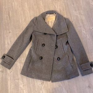 Babaton grey pea coat